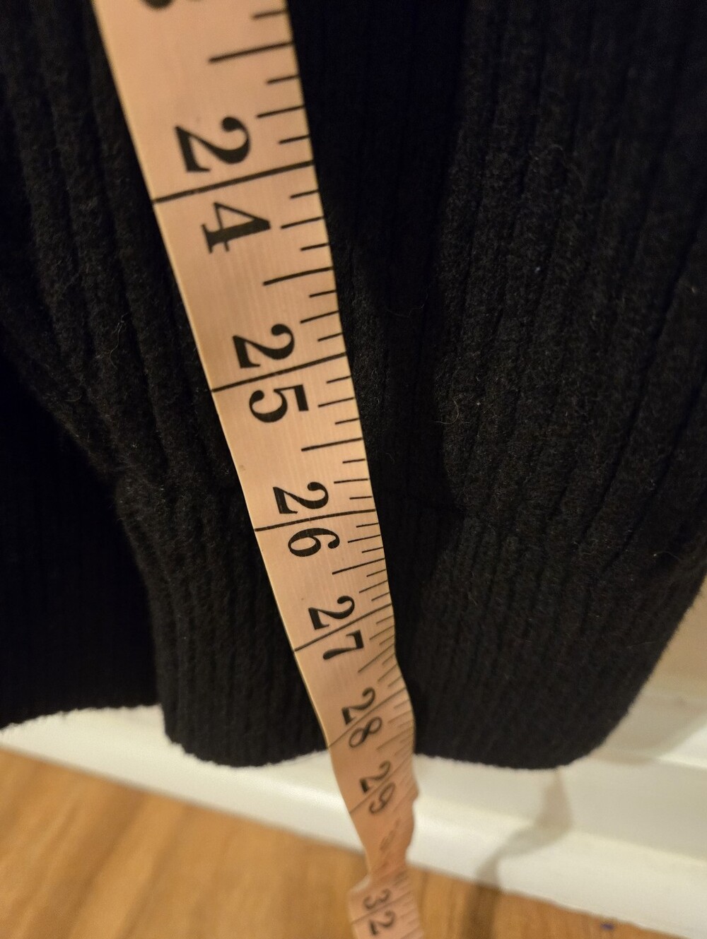GAP CashSoft Rib Sweater Jumpsuit True Black Gold Buttons - Picture 7 of 8